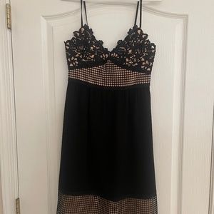 NWT Theory Size 2 Melaena Black Elevate Crêpe Dress $455